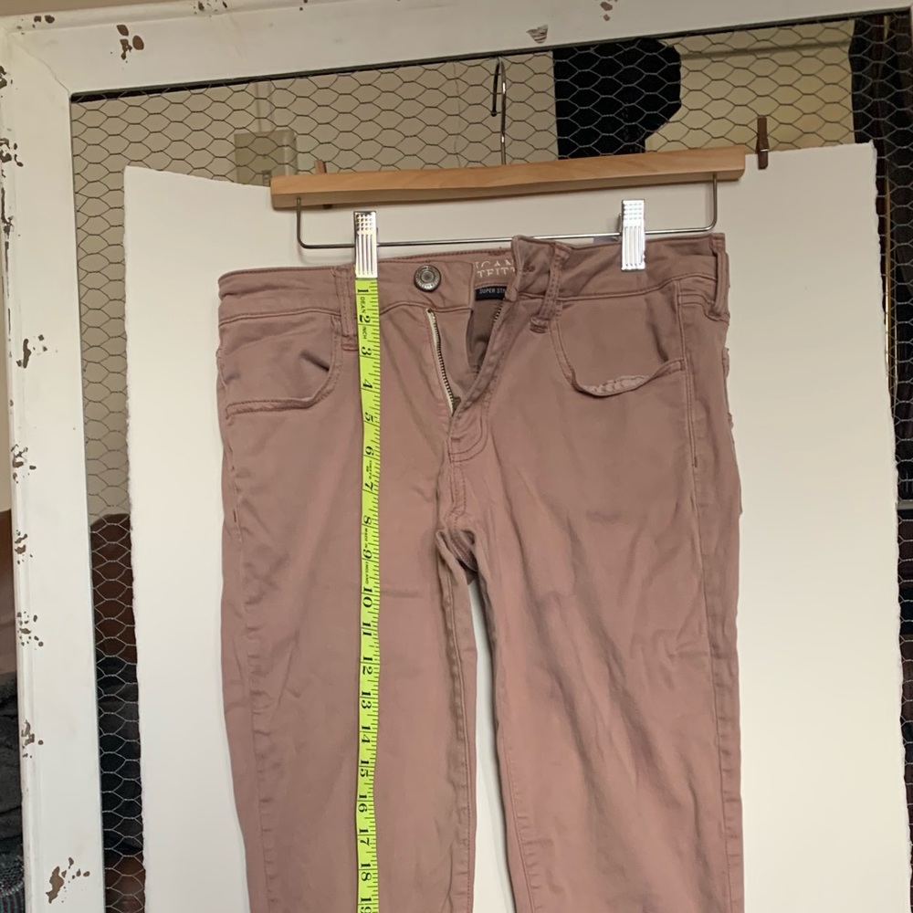 American Eagle Light Pink Jeggings